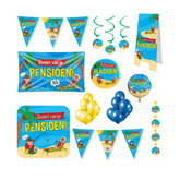 Pensioen Cartoon Versiering XL Pakket